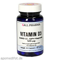 VITAMIN D3 125mcg GPH Kapseln, 90 st, Hecht-Pharma GmbH