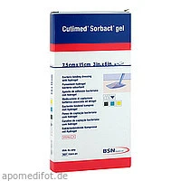 CUTIMED Sorbact Gel Kompressen 7.5x15 cm, 10 Stück, Tora Pharma GmbH