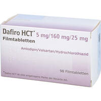 Dafiro HCT 5 mg/160 mg/25 mg Filmtabletten, 98 st, Docpharm GmbH