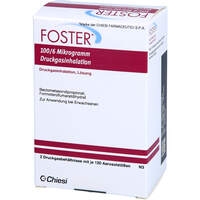 Foster 100/6ug 120 Hub Dosieraerosol, 2 st, Emra-Med Arzneimittel GmbH