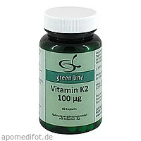 Vitamin K2 100ug, 60 Stück, 11 A Nutritheke GmbH