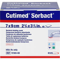 CUTIMED Sorbact Kompressen 7x9 cm, 40 st, Aca Müller/Adag Pharma AG