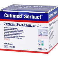 CUTIMED Sorbact Kompressen 7x9 cm, 40 st, Aca Müller/Adag Pharma AG