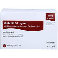Methofill 20 mg (50 mg/ml) Inj.-Lsg.i.e.Fertigspr., 12 Stk., Accord Healthcare GmbH