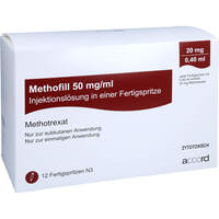 Methofill 20 mg (50 mg/ml) Inj.-Lsg.i.e.Fertigspr., 12 Stk., Accord Healthcare GmbH