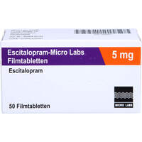 Escitalopram-Micro Labs 5 mg Filmtabletten, 50 Stk., Micro Labs GmbH