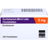 Escitalopram-Micro Labs 5 mg Filmtabletten, 100 st, Micro Labs GmbH