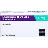 Escitalopram-Micro Labs 15 mg Filmtabletten, 20 Stk., Micro Labs GmbH