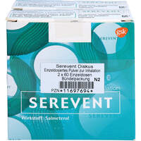 SEREVENT Diskus 60 Einzeldos.Pulver B, 2 st, Docpharm GmbH