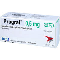 Prograf 0.5 mg Hartkapseln, 100 st, Haemato Pharm GmbH