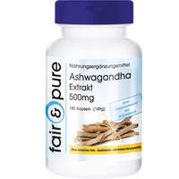 Ashwagandha Extrakt 500mg, 180 st, Somatem GmbH