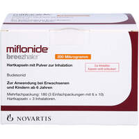 MIFLONIDE BREEZHALER 200 MIKROGRAMM HARTKAPSELN, 3x60 st, Novartis Pharma GmbH