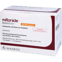 MIFLONIDE BREEZHALER 200 MIKROGRAMM HARTKAPSELN, 3x60 st, Novartis Pharma GmbH