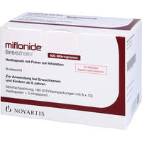 MIFLONIDE BREEZHALER 400 MIKROGRAMM HARTKAPSELN, 3x60 st, Novartis Pharma GmbH