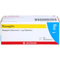 Rasagilin Glenmark 1mg Tabletten, 100 st, Glenmark Arzneimittel GmbH
