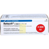 Retacrit 4.000 I.E./0.4 ml Inj.-Lsg.i.e.Fertigspr., 6 st, CC Pharma GmbH
