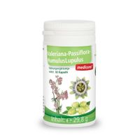 Valeriana - Passiflora - Humulus Lupulus, 60 st, Medicura Naturprodukte AG