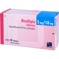 BisoDipin 5 mg/10 mg Tabletten, 98 Stk., TAD Pharma GmbH