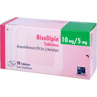BisoDipin 10 mg/5 mg Tabletten, 98 Stk., TAD Pharma GmbH
