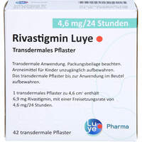Rivastigmin Luye 4.6mg/24 Std. Transdermales Pfl., 42 Stk., Luye Pharma AG