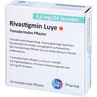 Rivastigmin Luye 4.6mg/24 Std. Transdermales Pfl., 42 Stk., Luye Pharma AG