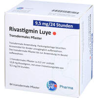 Rivastigmin Luye 9.5mg/24 Std. Transdermales Pfl., 84 Stk., Luye Pharma AG