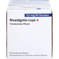 Rivastigmin Luye 9.5mg/24 Std. Transdermales Pfl., 90 st, Luye Pharma AG