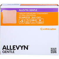 ALLEVYN Gentle 5x5 cm Schaumverb., 5 st, Avitamed GmbH