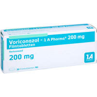 Voriconazol - 1 A Pharma 200 mg Filmtabletten, 30 st, 1 A Pharma GmbH