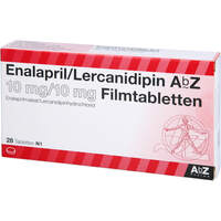 Enalapril/Lercanidipin AbZ 10 mg/10 mg Filmtab, 28 Stk., Abz Pharma GmbH