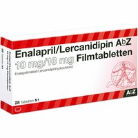 Enalapril/Lercanidipin AbZ 10 mg/10 mg Filmtab, 28 Stk., Abz Pharma GmbH