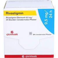 Rivastigmin Glenmark 9.5 mg/24 Std.transd.Pflaster, 84 Stk., Glenmark Arzneimittel GmbH