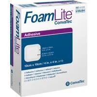 Foam Lite ConvaTec adhäsiv 10x10cm, 10 Stück, Convatec (Germany) GmbH