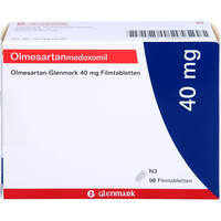 Olmesartan-Glenmark 40 mg Filmtabletten, 98 st, Glenmark Arzneimittel GmbH