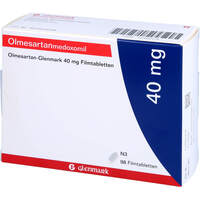 Olmesartan-Glenmark 40 mg Filmtabletten, 98 st, Glenmark Arzneimittel GmbH