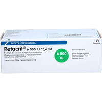 RETACRIT 6.000 I.E./0.6ml Inj.-Lsg.i.e.FER B, 6 st, Docpharm GmbH