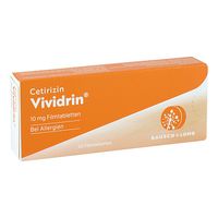 Cetirizin Vividrin 10mg Filmtabletten, 20 Stk., Dr. Gerhard Mann