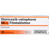 Etoricoxib-ratiopharm 60 mg Filmtabletten, 20 st, ratiopharm GmbH