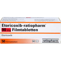 Etoricoxib-ratiopharm 90 mg Filmtabletten, 50 Stk., ratiopharm GmbH