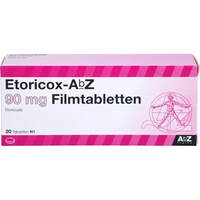 Etoricox-AbZ 90 mg Filmtabletten, 20 Stk., Abz Pharma GmbH Etoricox-AbZ 90 mg Filmtabletten, 20 Stk., Abz Pharma GmbH