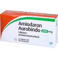 Amiodaron Aurobindo 200 mg Tabletten, 20 st, PUREN Pharma GmbH & Co. KG