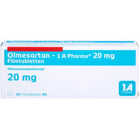 Olmesartan - 1 A Pharma 20 mg Filmtabletten, 28 Stk., 1 A Pharma GmbH