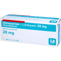 Olmesartan - 1 A Pharma 20 mg Filmtabletten, 98 st, 1 A Pharma GmbH
