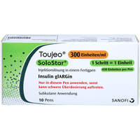 TOUJEO 300E/ml SoloStar Inj.-Lsg.i.e.Fertigpen B, 10x1.5 ml, Docpharm GmbH