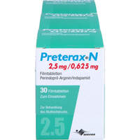 PRETERAX N 2.5mg/0.625mg Filmtabletten B, 90 st, Docpharm GmbH