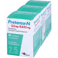 PRETERAX N 2.5mg/0.625mg Filmtabletten B, 90 st, Docpharm GmbH