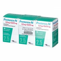 PRETERAX N 2.5mg/0.625mg Filmtabletten B, 90 st, Docpharm GmbH