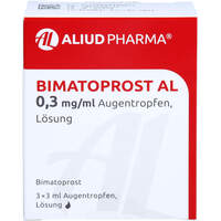 Bimatoprost AL 0.3 mg/ml Augentropfen Lösung, 3x3 ml, Aliud Pharma GmbH
