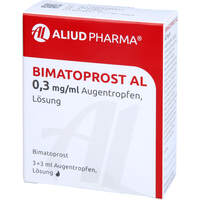 Bimatoprost AL 0.3 mg/ml Augentropfen Lösung, 3x3 ml, Aliud Pharma GmbH