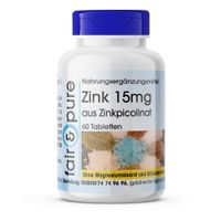 Zink 15mg aus Zinkpicolinat, 60 st, Somatem GmbH